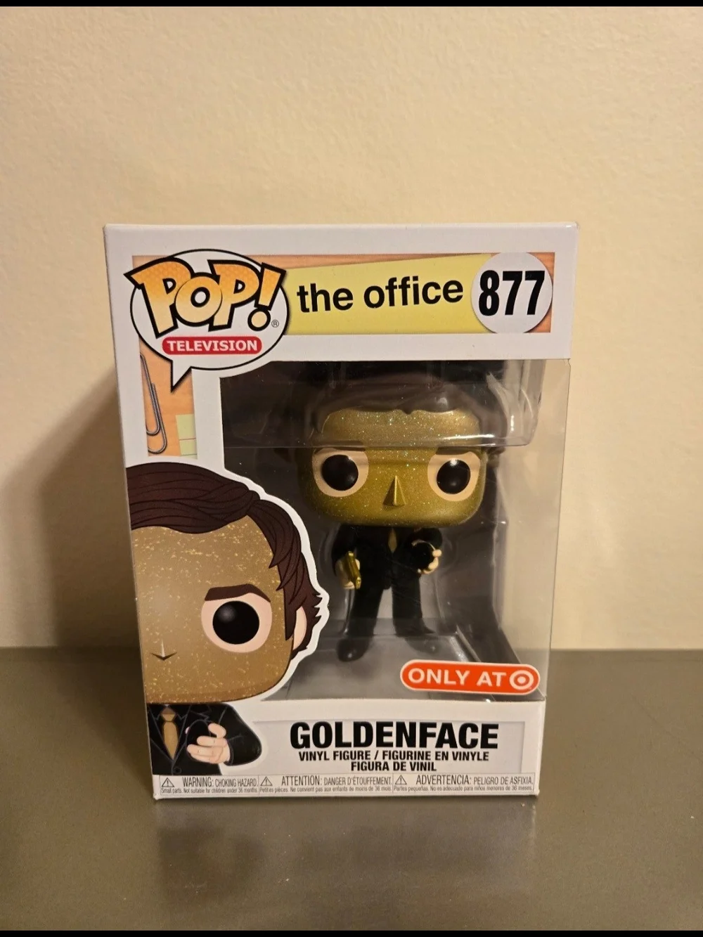 Funko Pop The Office Goldenface #877 Collectible Figure
